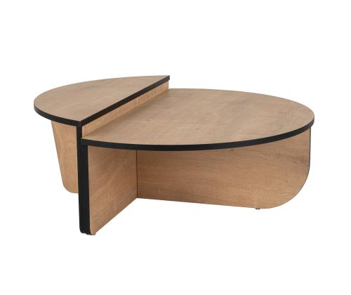 Kohvilaud Orion - Honey Oak, Black