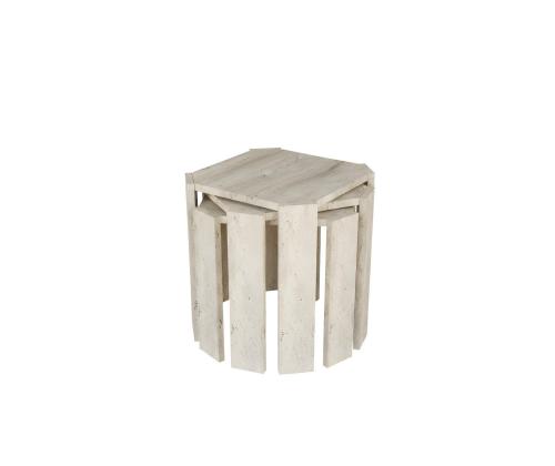 Mööblikomplekt lauad Azra - Travertine