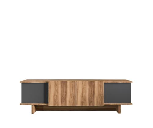 TV laud Diana - Anthracite, Walnut