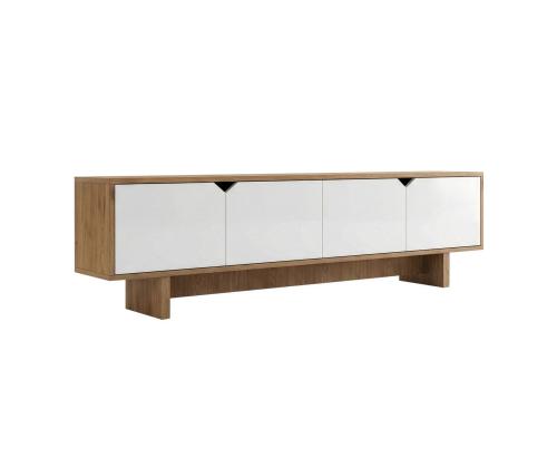 TV laud Mete - Oak, White