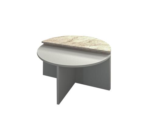 Kohvilaud Dolunay - Grey, Travertine