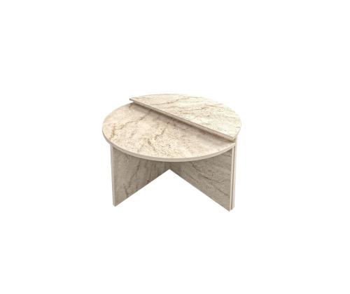 Kohvilaud Dolunay - Travertine