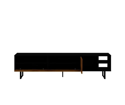 TV laud Luga - Black, Oak