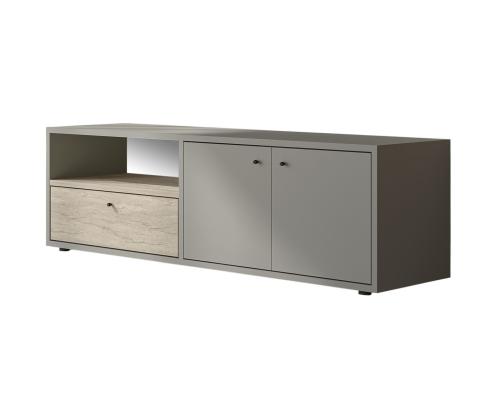 TV laud Pao - Grey, Travertine