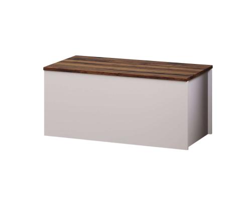 Florya - White, Rustic Walnut