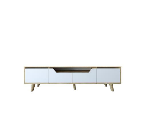 TV laud Roma 180 - Sapphire Oak, White