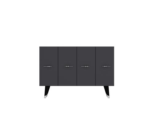 Quart Salkım - Silver, Anthracite