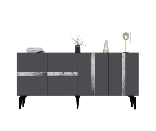 Vania - Anthracite, Silver