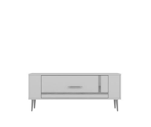 TV laud Retrop1 - White, Silver