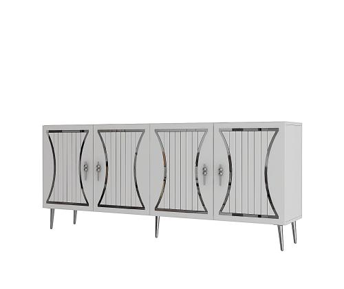 Tean - White, Silver