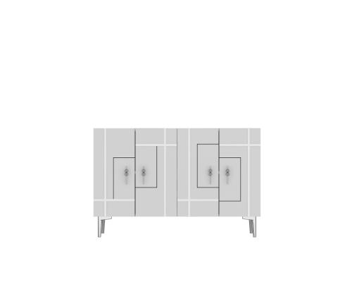 Sina - White, Silver