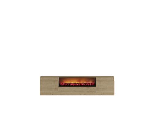 TV laud Elodi Fireplace - Sapphire Oak