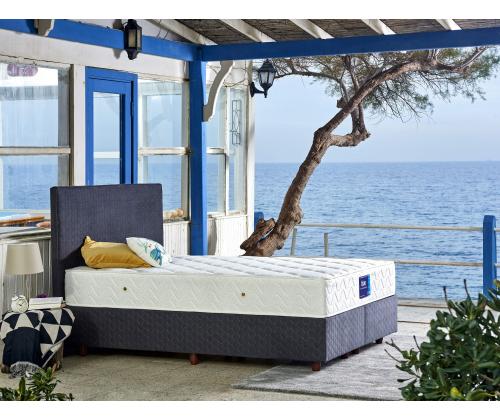 Blue 200x200 cm Double Size Luxury Firm Mattress