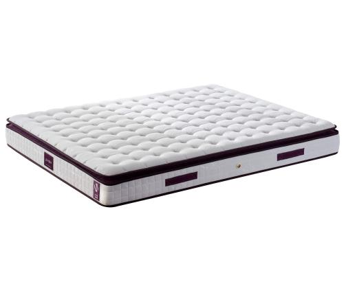 Purple 150x200 cm Double Size Padded Soft Mattress