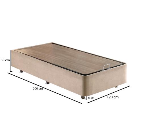 Ela Single - Light Brown (120 x 200)