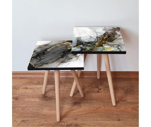 Mööblikomplekt lauad 2Shp402 - Black