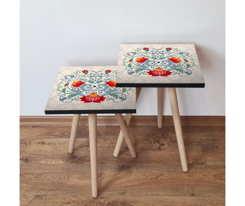 Mööblikomplekt lauad 2Shp144 - Multicolor