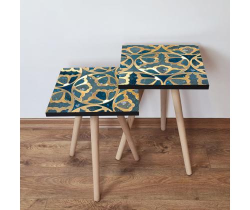 Mööblikomplekt lauad 2Shp274 - Navy Blue