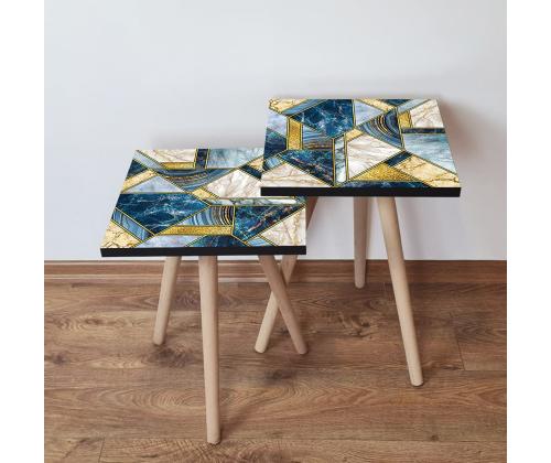 Mööblikomplekt lauad 2Shp84 - Navy Blue