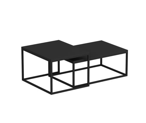 Mööblikomplekt lauad Leka - Black