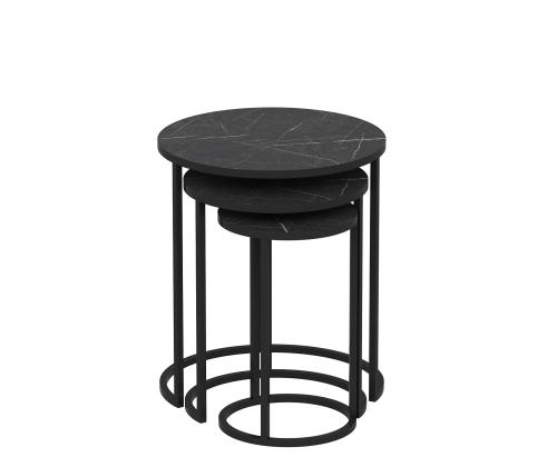 Mööblikomplekt lauad Gloria - Black