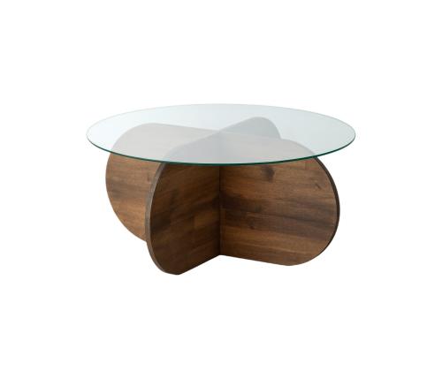 Kohvilaud Bubble Wood - Walnut