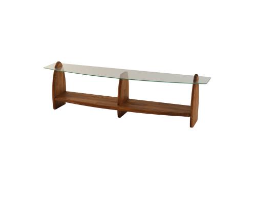 TV laud Surf - Chesnut, Transparent