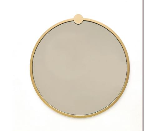 Peegel Gold Metal Çerçeve Yuvarlak Ayna A708