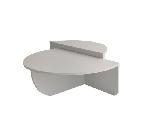 Kohvilaud Podium - White