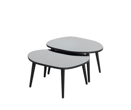 Mööblikomplekt lauad Gusto Set- Black, Fume