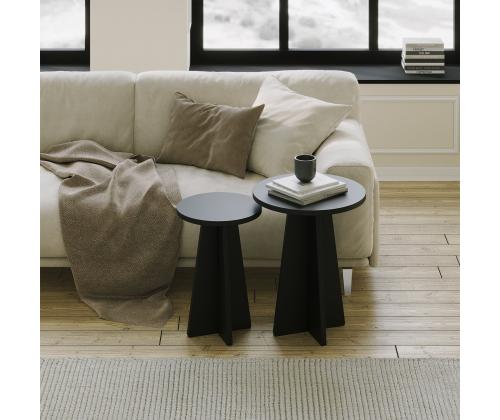 Kohvilaud Mushroom 2 - Black