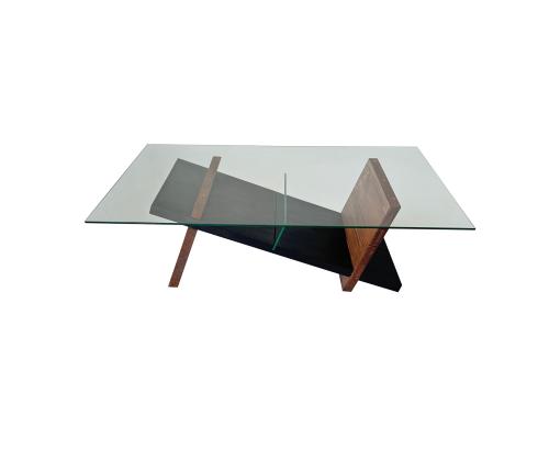 Kohvilaud Livello - Black, Chesnut