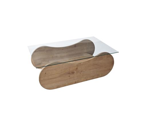 Kohvilaud Brise - Sapphire Oak, Transparent