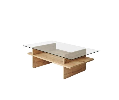 Kohvilaud Saga Rectangle - Sapphire, Transparent