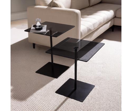 Kohvilaud Elegante 2 - Black, Fume