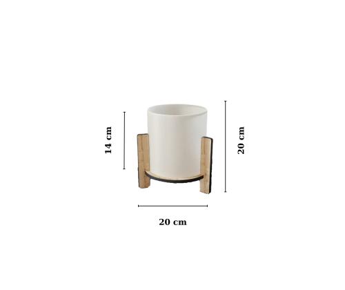 Laud Pine Table Lamp - Oak