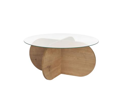 Kohvilaud Aeris - Sapphire Oak, Transparent