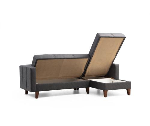 Diivan Polya - Dark Grey