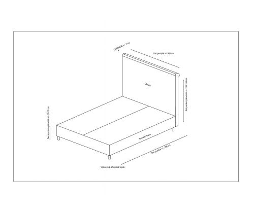 Sonata 140 x 200 - Anthracite