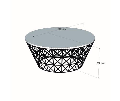 Kohvilaud Stil - White Marble