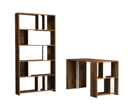 Lima - Walnut, White