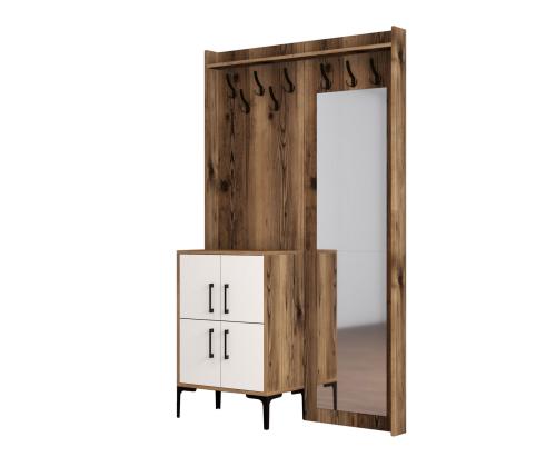 Berlin BC - Walnut, White