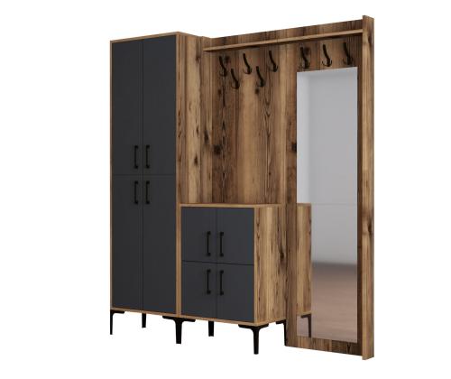 Berlin ABC - Walnut, Anthracite