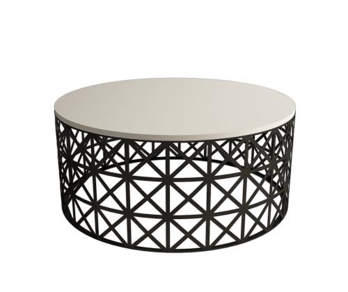 Kohvilaud Selin Metal Ferforje - Cream