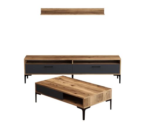 Istanbul - Walnut, Anthracite