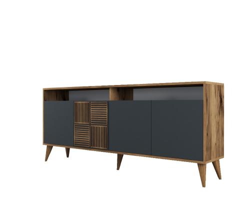 Milan 521 - Walnut, Anthracite