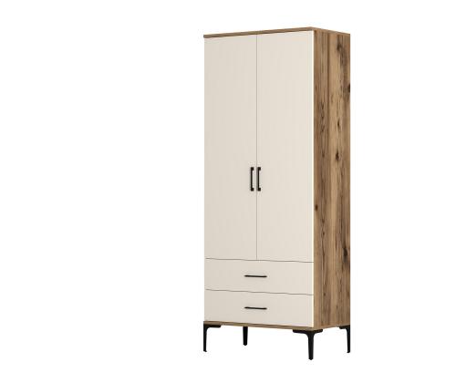 Kumsal T - Walnut, Cream