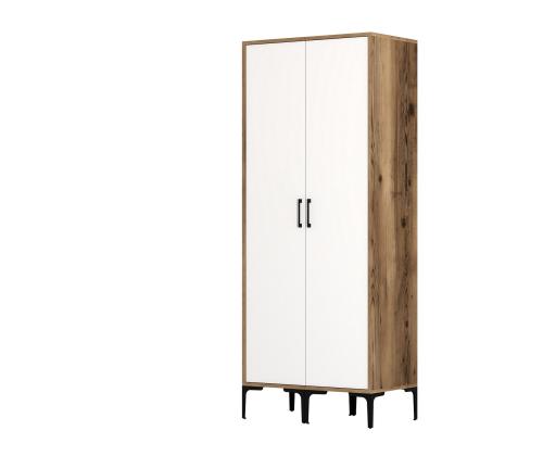 Kumsal SS - Walnut, White