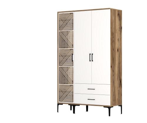 Kumsal PT - Walnut, White