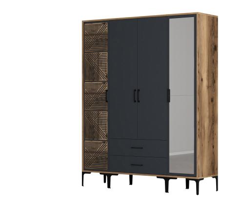 Kumsal PTR - Walnut, Anthracite